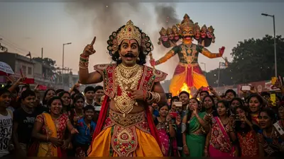 दशहरा वायरल: रावण का मजेदार वीडियो हुआ हिट, लोगों को खूब भाया अनोखा अंदाज!