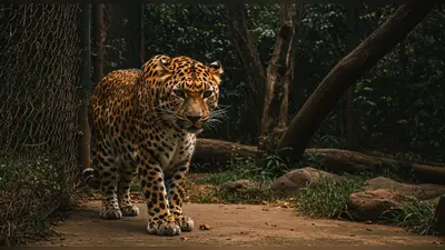 बिजनौर में आदमखोर तेंदुए का आतंक खत्म, चार लोगों को मारने के बाद कानपुर चिड़ियाघर में कैद