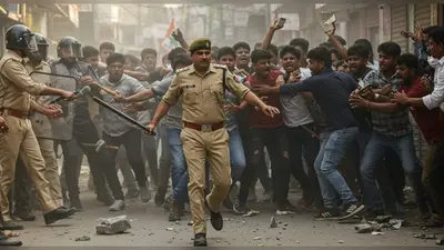 यूपी में हिंसा: ‘आई लव मोहम्मद’ जुलूस रोकने पर बवाल, पुलिस पर पथराव, इंस्पेक्टर के कंधे से नोचे सितारे