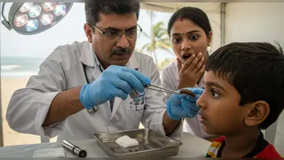 बीच पर लड़के के कान में रेंग रहा था कुछ, डॉक्टरों ने निकाला तो देखकर उड़े सबके होश!