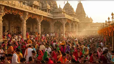 शारदीय नवरात्र का भव्य शुभारंभ: देश भर के देवी मंदिरों में उमड़ी श्रद्धालुओं की भारी भीड़, उत्साह का माहौल