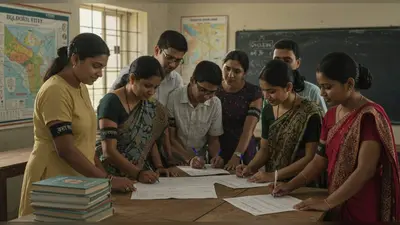 यूपी में आज से शिक्षकों का ‘काला आंदोलन’: टीईटी अनिवार्यता के विरोध में काली पट्टी और हस्ताक्षर अभियान