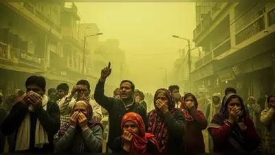 गजरौला में जहरीली धुंध और गैस का कहर: अल्लीपुर भूड़ और मछली मंडी मोहल्ले के लोग सड़क पर उतरे