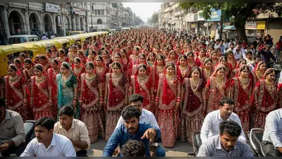 हजारों दुल्हनों ने सड़क पर उतरकर चौंकाया! जानें क्या है ‘पलट-पलटकर देखने’ पर मजबूर करने वाली पूरी कहानी