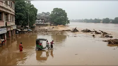 कोलकाता में रात भर 3 फीट पानी में डूबी सड़कें, यूपी के लखीमपुर में नदी में समाए 5 मकान; मानसून की विदाई के बीच बाढ़ और जलजनित रोगों का खतरा