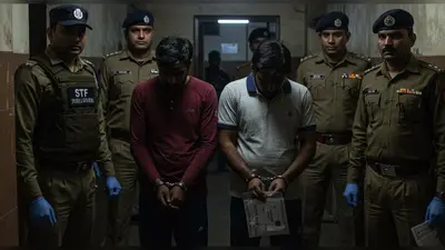 यूपी एसटीएफ की बड़ी कामयाबी: पश्चिम बंगाल डकैती के सात करोड़ के दो लुटेरे गिरफ्तार