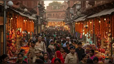 त्योहारों पर आगरा में पुलिस का कड़ा पहरा: CCTV और सादे कपड़ों में होगी निगरानी