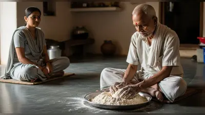 वायरल वीडियो: ससुर जमीन पर गूंथ रहे थे आटा, बहू सामने बैठकर देखती रही – क्या है इस रिश्ते की सच्चाई?