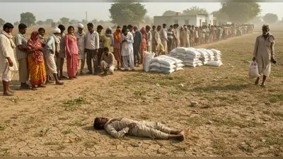 खाद की कतार में जिंदगी ने तोड़ा दम: यूपी में युवा किसान की दर्दनाक मौत, व्यवस्था पर उठे गंभीर सवाल