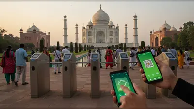 ताजमहल के दीदार अब और भी आसान: स्मार्ट गेट से एंट्री, व्हाट्सएप चैटबॉट से मिलेंगे टिकट!