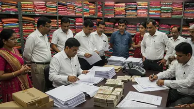 आगरा की मशहूर साड़ी फर्म पर SGST का छापा: करोड़ों की टैक्स चोरी का बड़ा खुलासा!