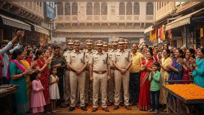 बरेली में शांति के दूत बनी पुलिस: लोगों ने बरसाए फूल, कहा ‘शहर को जलने से बचाया’; तीसरे दिन लौटे सामान्य हालात