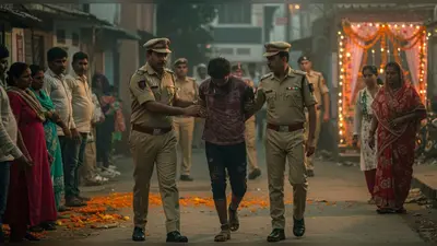हाथरस: शादी समारोहों में लूट का 25 हजारी इनामी बदमाश मुठभेड़ के बाद गिरफ्तार, लोगों ने ली राहत की सांस