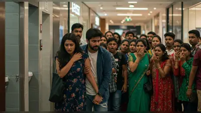 मॉल में प्यार का खुमार: बाथरूम में घंटों बंद रहे प्रेमी-प्रेमिका, बाहर निकलते ही मचा हंगामा!