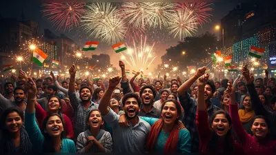 एशिया कप 2025: भारत ने पाकिस्तान को धोया, शहर में दिवाली से पहले ही गूंजी आतिशबाजी और जश्न की धूम!