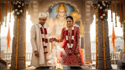 फलकनाज बनीं फलक बाजपेयी: यूपी के हनुमान मंदिर में प्रेमी संग लिए सात फेरे, शादी हुई वायरल