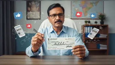 वायरल: सरकारी स्कूल के प्रिंसिपल ने चेक पर लिखी ‘Saven Harendra’, सोशल मीडिया पर मचा बवाल!