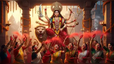 काशी में दुर्गा पूजा: शांति के संदेश से ‘ऑपरेशन सिंदूर’ तक, मां के प्रचंड रूप ने जीता सबका दिल!