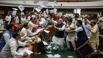 चंडीगढ़ निगम सदन में भारी हंगामा: सीनियर डिप्टी मेयर समेत चार पार्षद निष्कासित, धक्का-मुक्की और एजेंडे फाड़ने से कार्यवाही बाधित