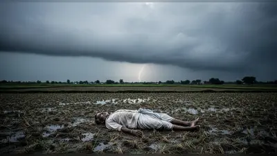 हाथरस में वज्रपात का कहर: शौच के लिए गए किसान की बिजली गिरने से मौत, परिवार में पसरा मातम