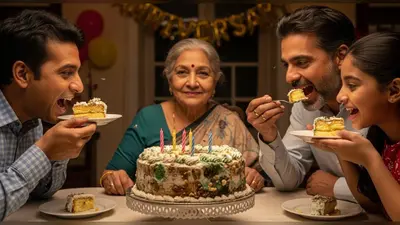 एनिवर्सरी पर सास ने खिलाया सालभर पुराना सड़ा केक, बहू-बेटे ने चाव से खाया: जानें क्या है पूरा मामला