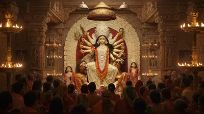 दुर्गा अष्टमी 2025: महागौरी स्वरूप में मां विंध्यवासिनी ने दिए अद्भुत दर्शन, जयकारों से गूंज उठा मंदिर, वीडियो हुआ वायरल!