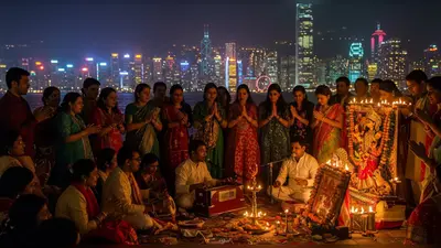 हांगकांग में गूंजा जबलपुर का जगराता: विदेशों तक पहुंचा नवरात्रि की भक्ति का रंग, लोग हुए भावुक!