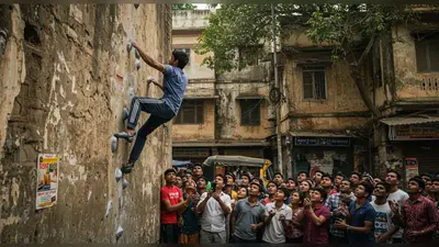 भारत का ‘मंकी किंग’ वायरल: बिना सहारे दीवारों पर चढ़ा युवक, वीडियो देख हर कोई हैरान!
