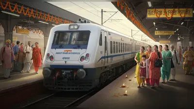 दिवाली से पहले यात्रियों को अमृत भारत एक्सप्रेस का उपहार: अजमेर से बिहार का सफर अब होगा आसान और तेज
