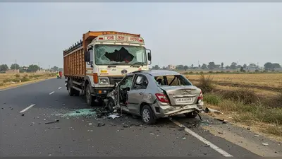 मुजफ्फरनगर में दर्दनाक सड़क हादसा: ट्रक और कार की भीषण टक्कर, करनाल के एक ही परिवार के छह लोगों की मौत