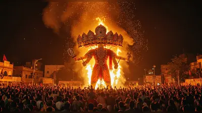 कानपुर में ‘जय श्रीराम’ के जयकारों से गूंजा आसमान, रावण दहन के साथ विजयदशमी का भव्य पर्व संपन्न