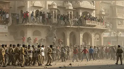 बरेली बवाल: धर्मस्थल की छत से उतरकर पुलिस पर पथराव करते दिखे बवाली, ड्रोन वीडियो ने खोली पूरी हकीकत