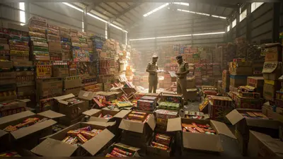 गाजियाबाद में मिला पटाखों का भारी जखीरा: आगरा से भी आया था अवैध स्टॉक, मचा हड़कंप!