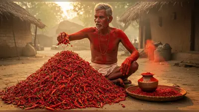 नाश्ते में 10 किलो मिर्ची, लाल मिर्च पाउडर से धोता है एक एक अंग: क्या है इस शख्स के अनोखे जीवन का राज़?