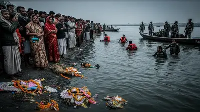 आगरा: उटंगन नदी में मूर्ति विसर्जन बना मौत का तांडव, 13 युवक डूबे, 5 शव मिले, सेना भी बुलाई गई