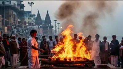 संगीत जगत ने खोया अनमोल रत्न: पं. छन्नूलाल मिश्र को पोते ने दी अंतिम विदाई, पंचतत्व में विलीन हुए ‘काशी की आवाज’