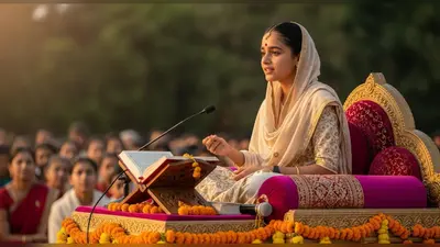 मध्य प्रदेश की पलक किशोरी: 15 साल की उम्र में बनीं कथावाचक, जया किशोरी से प्रेरणा लेकर फैला रही भक्ति का संदेश