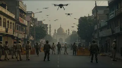 बरेली में जुमे से पहले भीषण तनाव: ड्रोन से चप्पे-चप्पे की निगरानी, शहर चार जोन में बंटा, भारी फोर्स तैनात