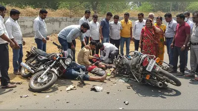 हाथरस में कोहराम: दो बाइकों की भीषण टक्कर, जीजा-साले समेत पांच गंभीर घायल, तीन अस्पताल रेफर