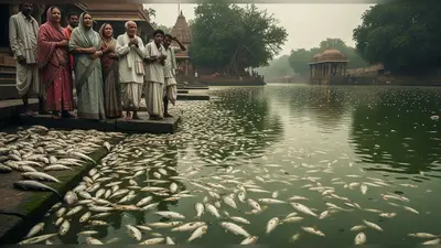 अयोध्या के पवित्र भरतकुंड सरोवर का पानी हुआ जहरीला, सैकड़ों मछलियों की मौत से श्रद्धालुओं में भारी आक्रोश