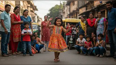 बीच सड़क पर 4 साल की बच्ची ने लगाए ऐसे ठुमके कि देखने वाले रह गए दंग, देखें वायरल वीडियो!