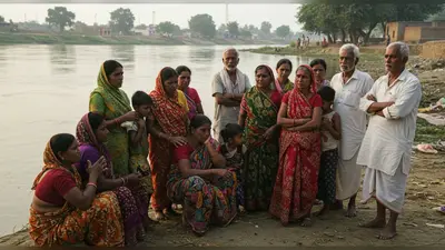 यूपी की नदी में 13 डूबे, छा गया मातम: ‘काश तुम लौट आते…’, गम में डूबा गांव, आंखों में सिर्फ आंसू