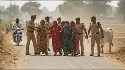 यूपी: गोवंशों को हांकते हुए ले जा रही थीं 8 महिलाएं, पुलिस ने दबोचा; बाइक सवार युवक फरार