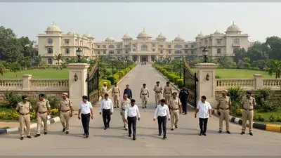 लखनऊ: सहारा शहर की 170 एकड़ आलीशान जमीन पर नगर निगम का कब्ज़ा, 10 घंटे चली बड़ी कार्रवाई