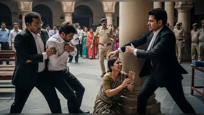 रायबरेली: कोर्ट परिसर में पति ने पत्नी को बेरहमी से पीटा, बीच-बचाव में 2 वकील घायल; आरोपी गिरफ्तार