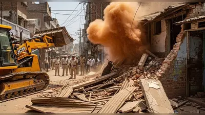 बरेली: बवाल के आरोपियों के इलाकों में नगर निगम का बुलडोजर, ध्वस्त हुए अवैध कब्जे
