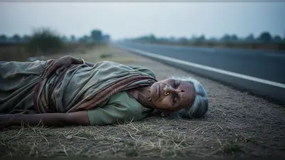 गोंडा में सनसनी: सड़क किनारे मिला बुजुर्ग महिला का शव, नाक से सोने का आभूषण गायब; हत्या का आरोप