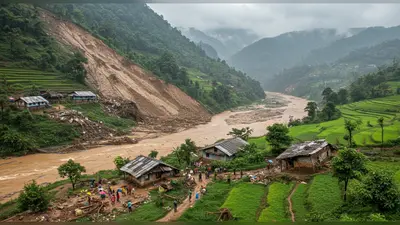 बंगाल के पर्वतीय क्षेत्रों में मूसलाधार बारिश का कहर: 14 की मौत, भूस्खलन से जनजीवन अस्त-व्यस्त, हेल्पलाइन जारी