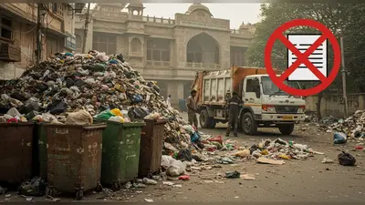 आगरा में कचरा उठाने के काम में ‘खेल’: नगर निगम ने रोका भुगतान, रद्द होगा टेंडर