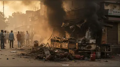 वाराणसी: कैंटोमेंट में सुबह-सुबह भयानक धमाके, चिकन दुकान में एक के बाद एक कई सिलेंडर फटे; इलाके में दहशत